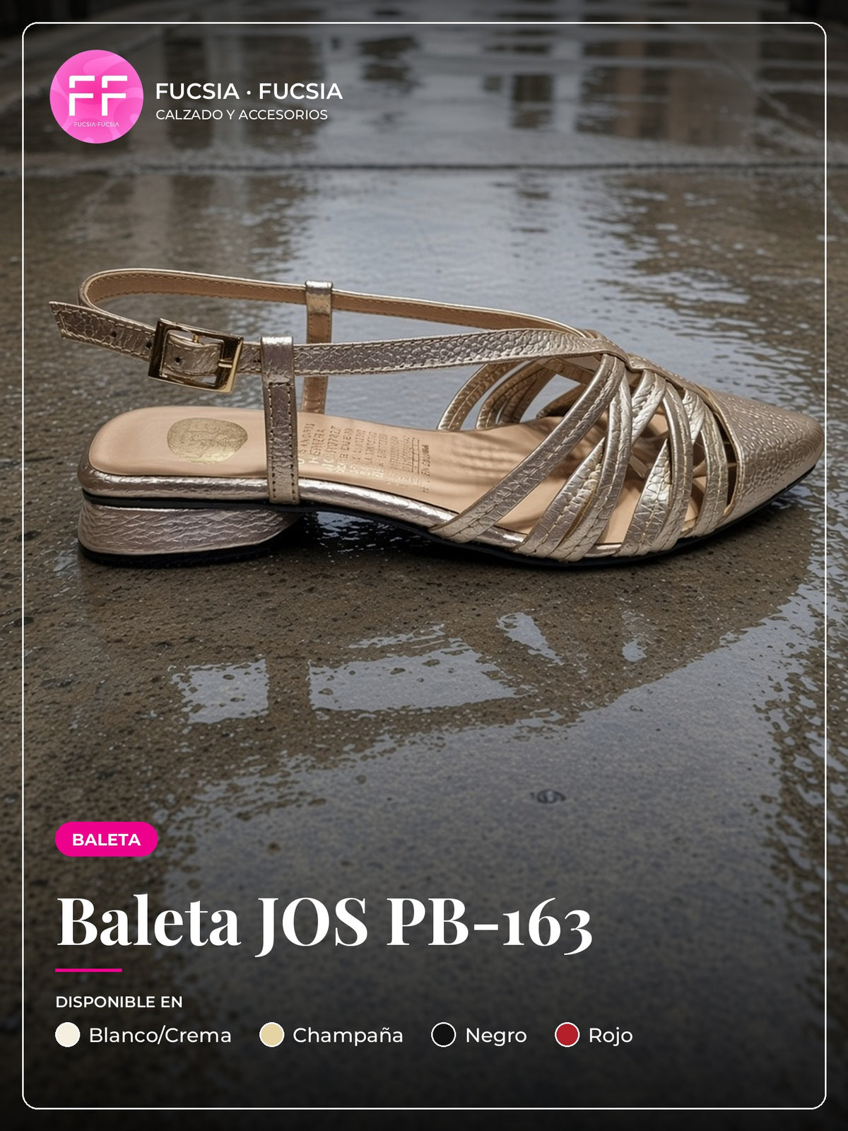 Baleta JOS PB-163 | Fucsia Fucsia
