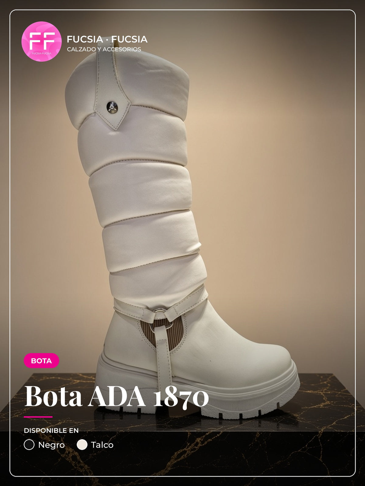 Bota ADA 1870 | Fucsia Fucsia