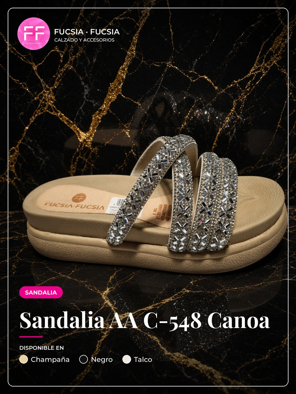Sandalia AA C-548 Canoa | Fucsia Fucsia