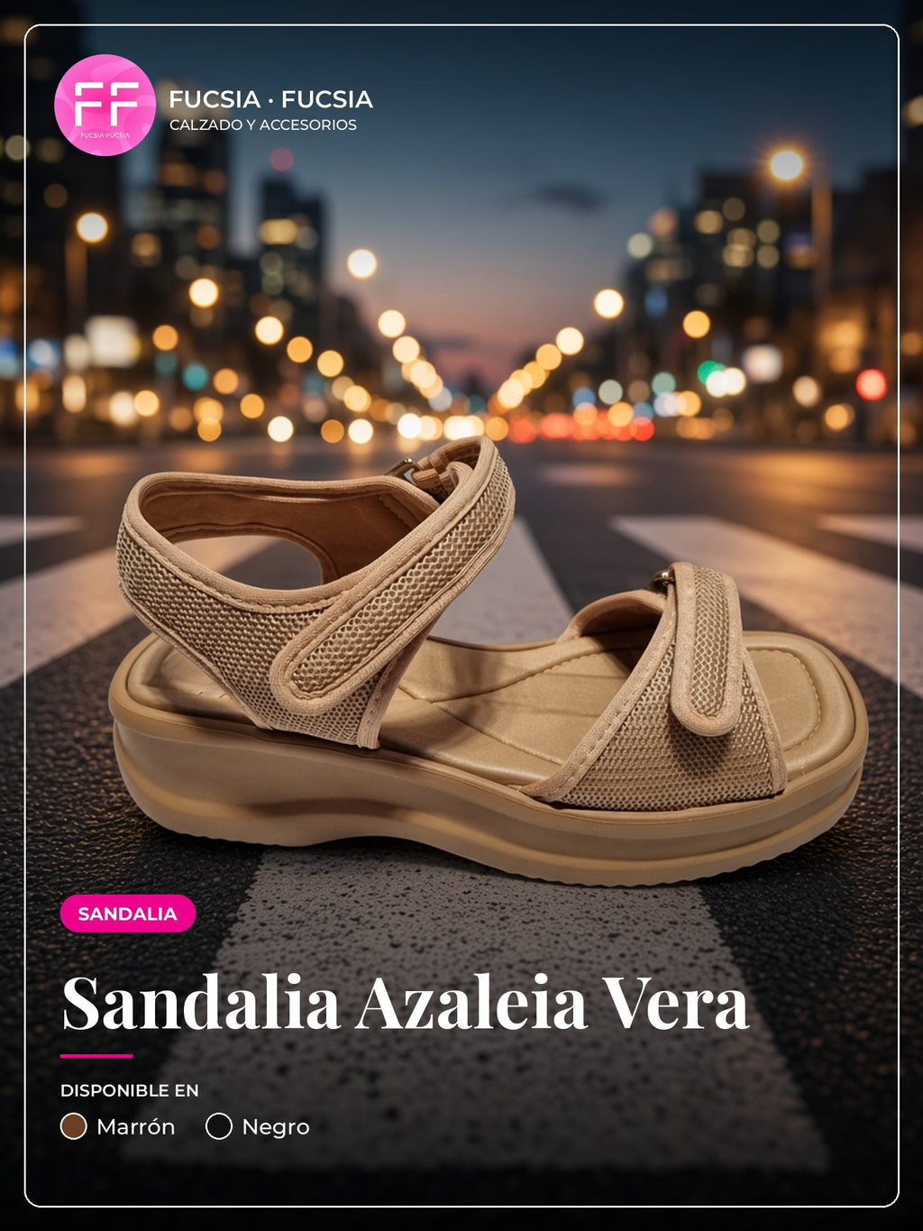 Sandalia Azaleia Vera 18451 | Fucsia Fucsia