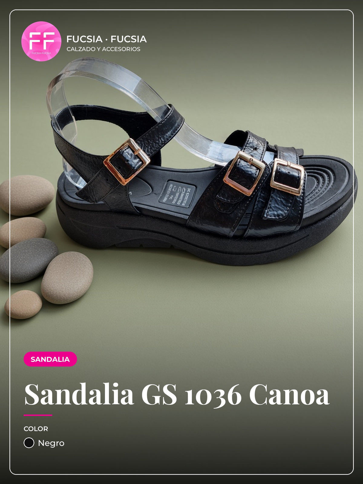 Sandalia GS 1036 Canoa | Fucsia Fucsia