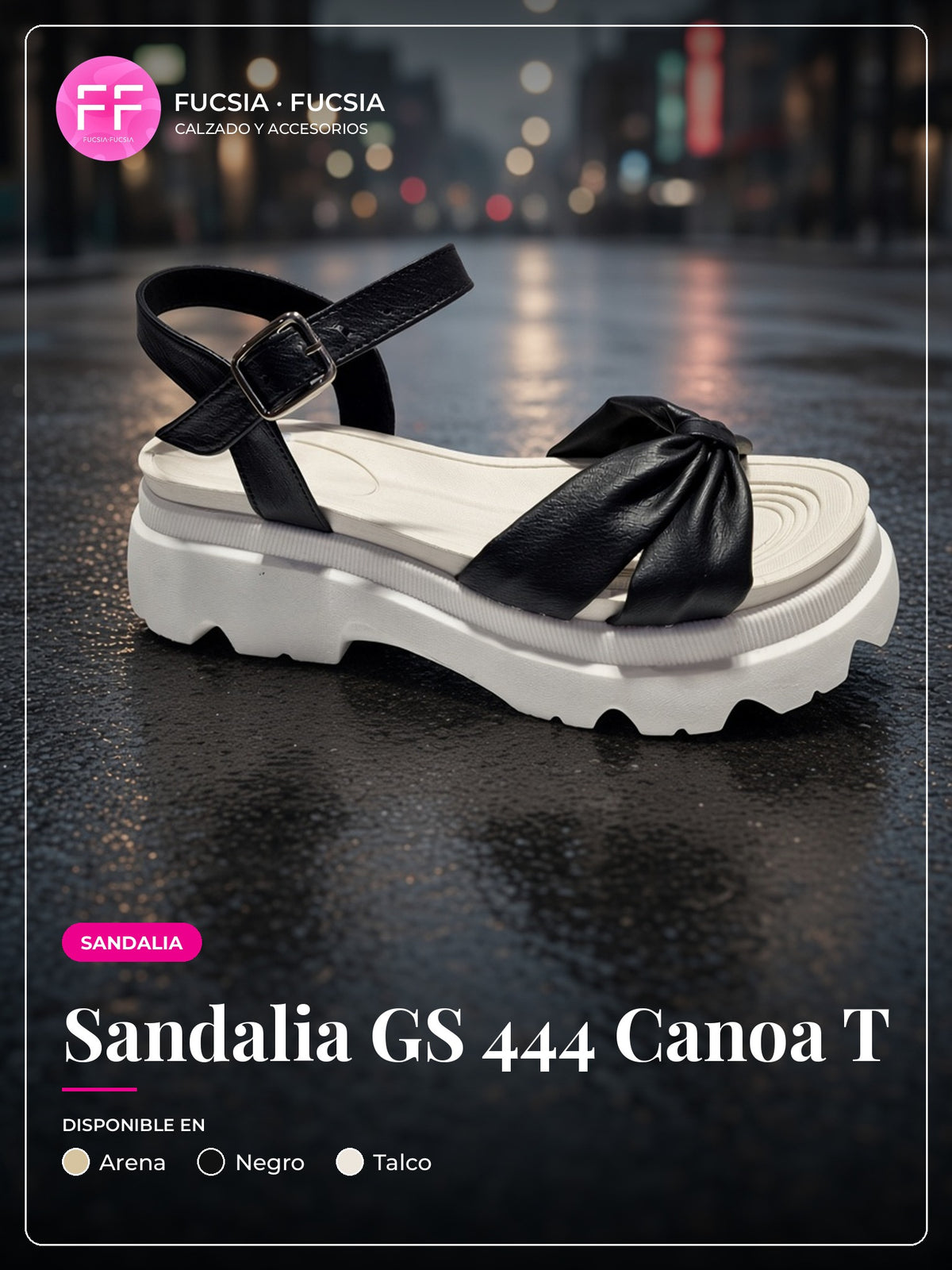 Sandalia GS 444 Canoa T | Fucsia Fucsia
