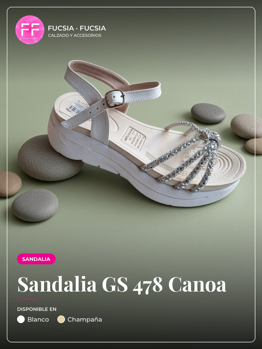 Sandalia GS 478 Canoa | Fucsia Fucsia