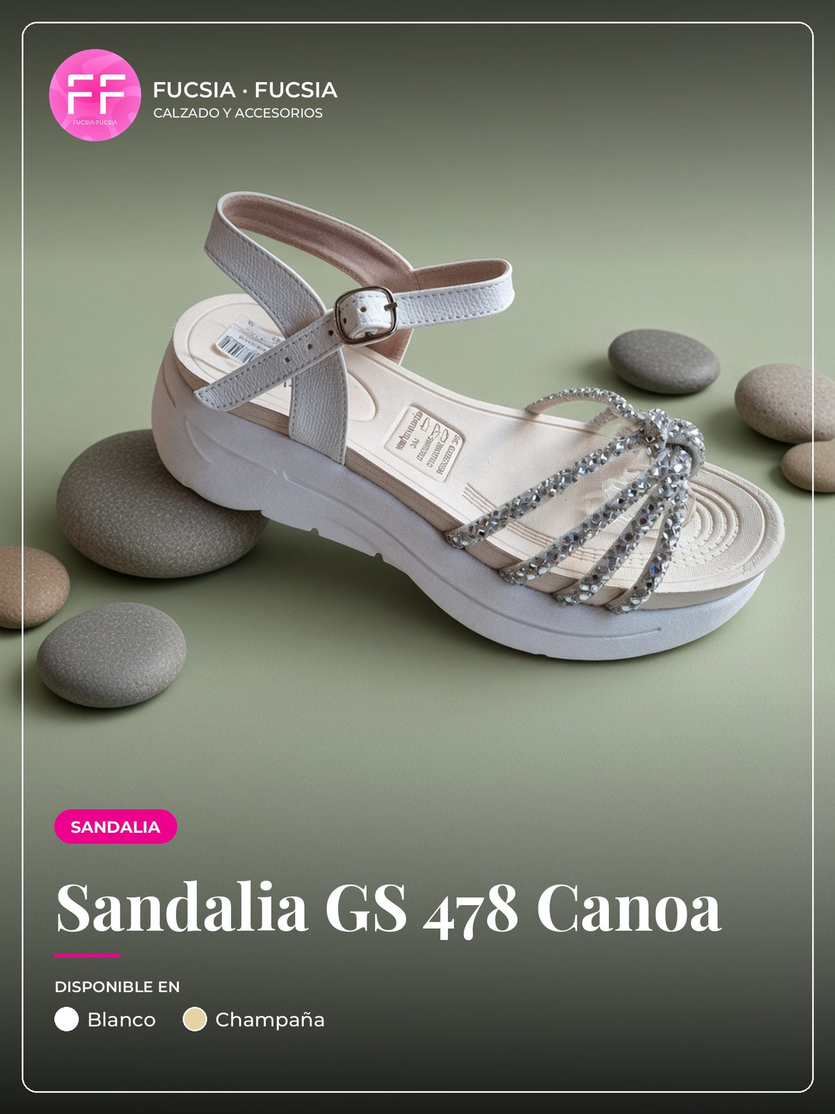 Sandalia GS 478 Canoa | Fucsia Fucsia
