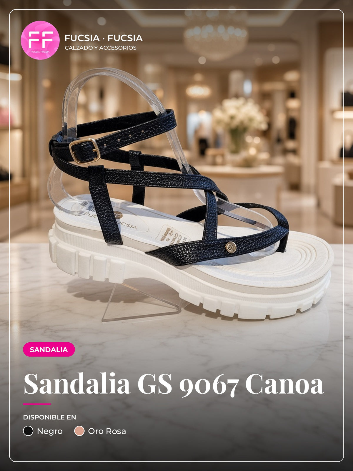 Sandalia GS 9067 Canoa | Fucsia Fucsia