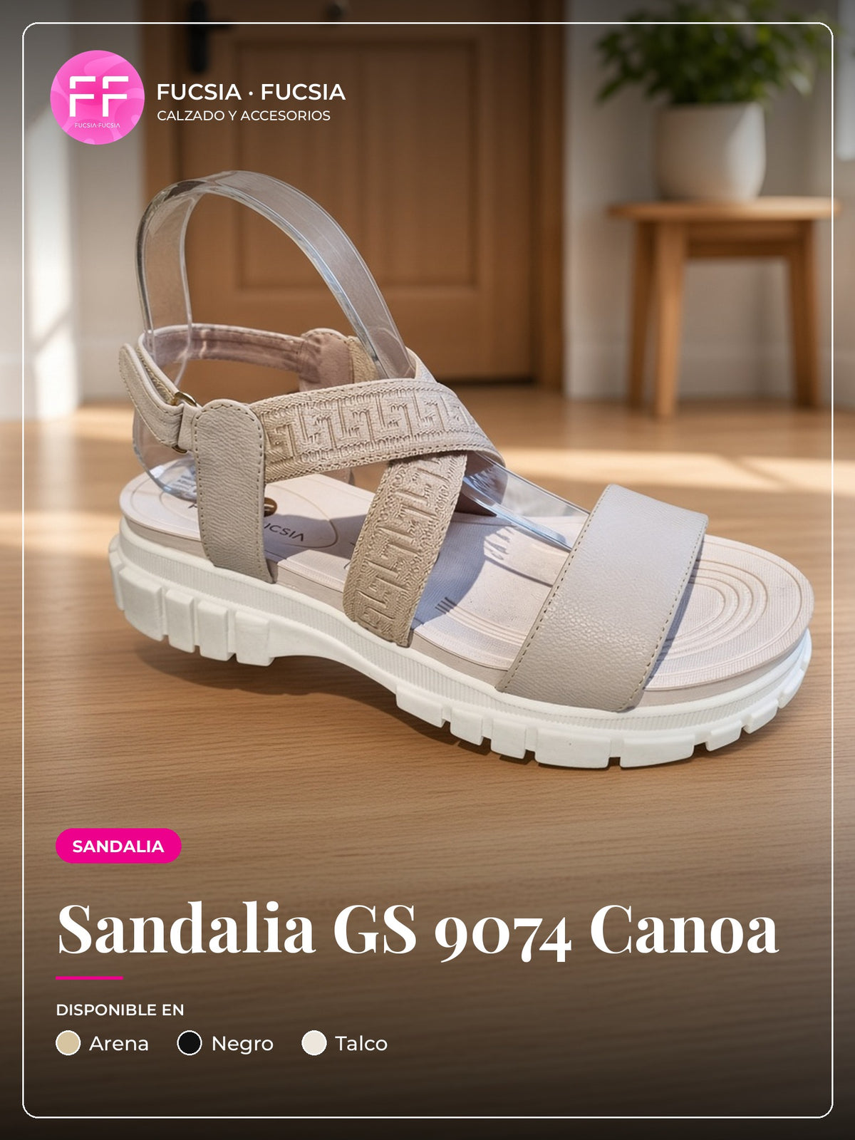 Sandalia GS 9074 Canoa | Fucsia Fucsia