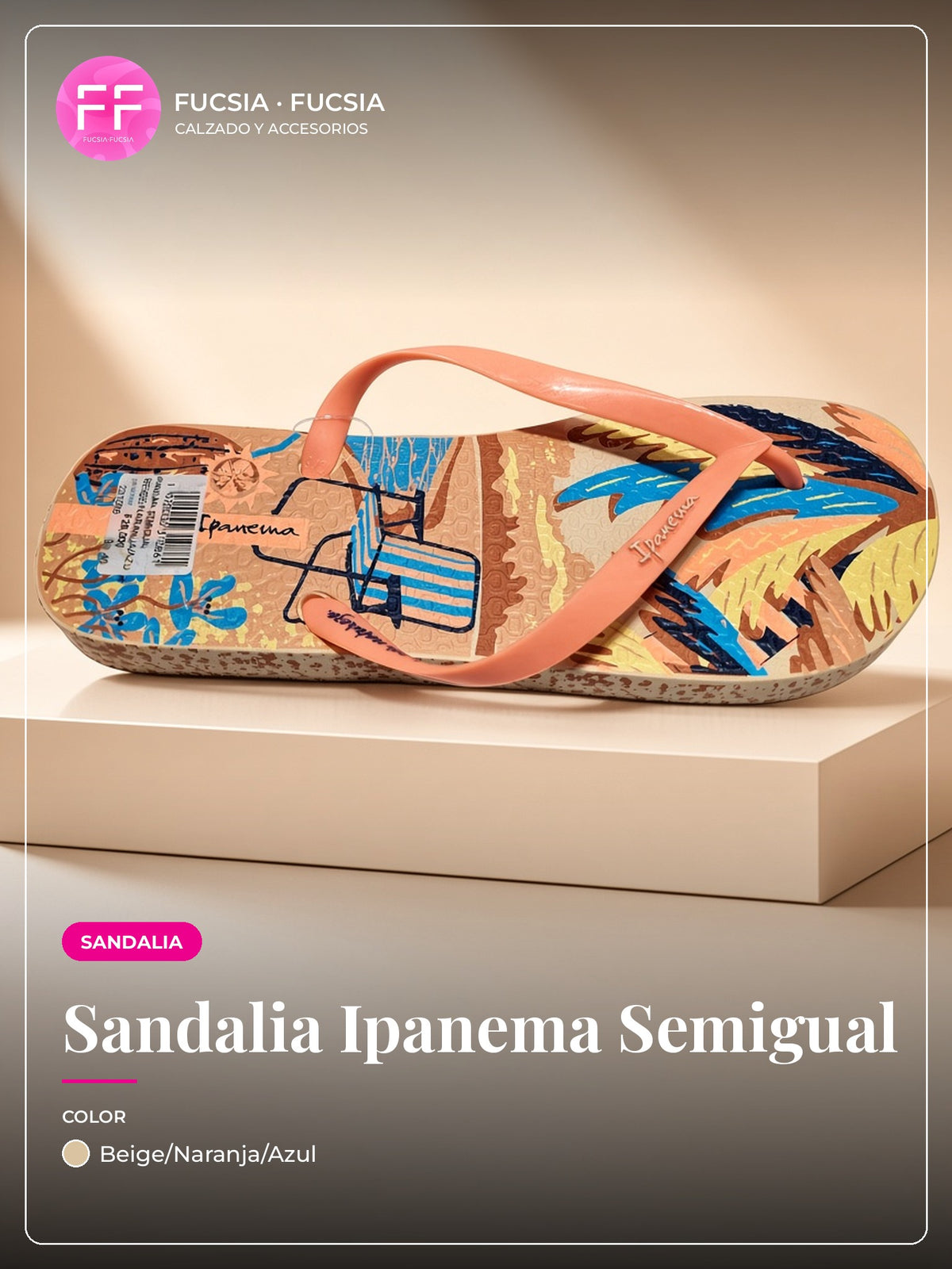 Sandalia Ipanema Semigual 25483 | Fucsia Fucsia