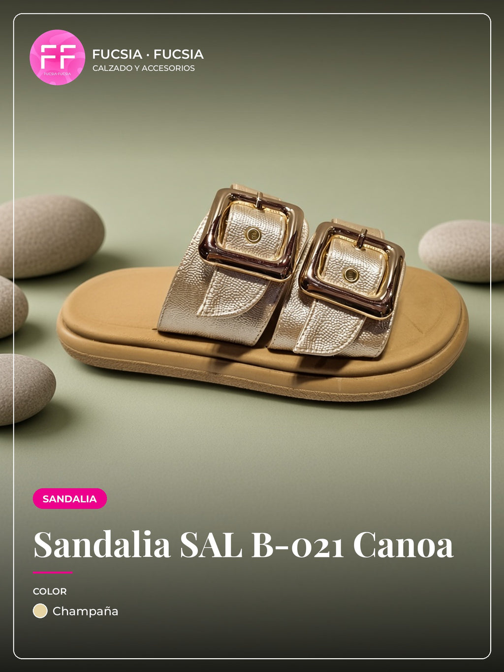 Sandalia SAL B-021 Canoa | Fucsia Fucsia