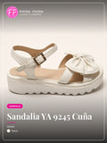 Sandalia YA 9245 Cuña | Fucsia Fucsia