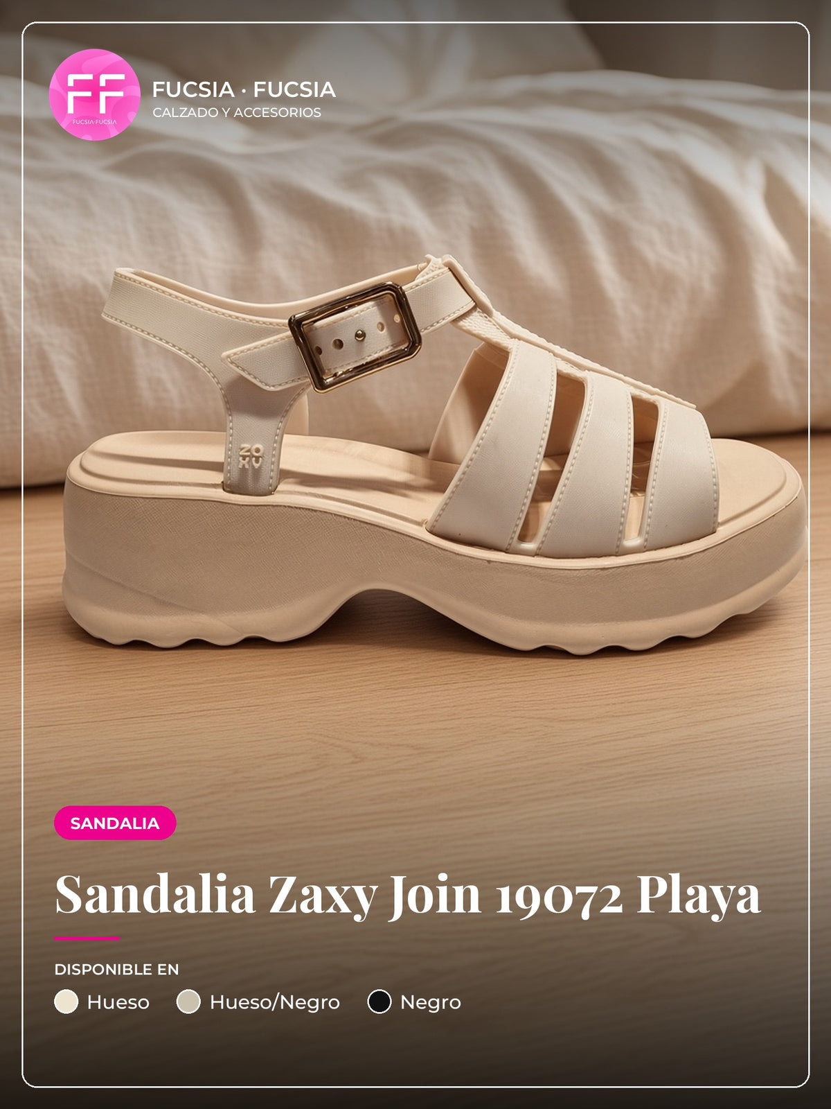Sandalia Zaxy Join 19072 Playa | Fucsia Fucsia