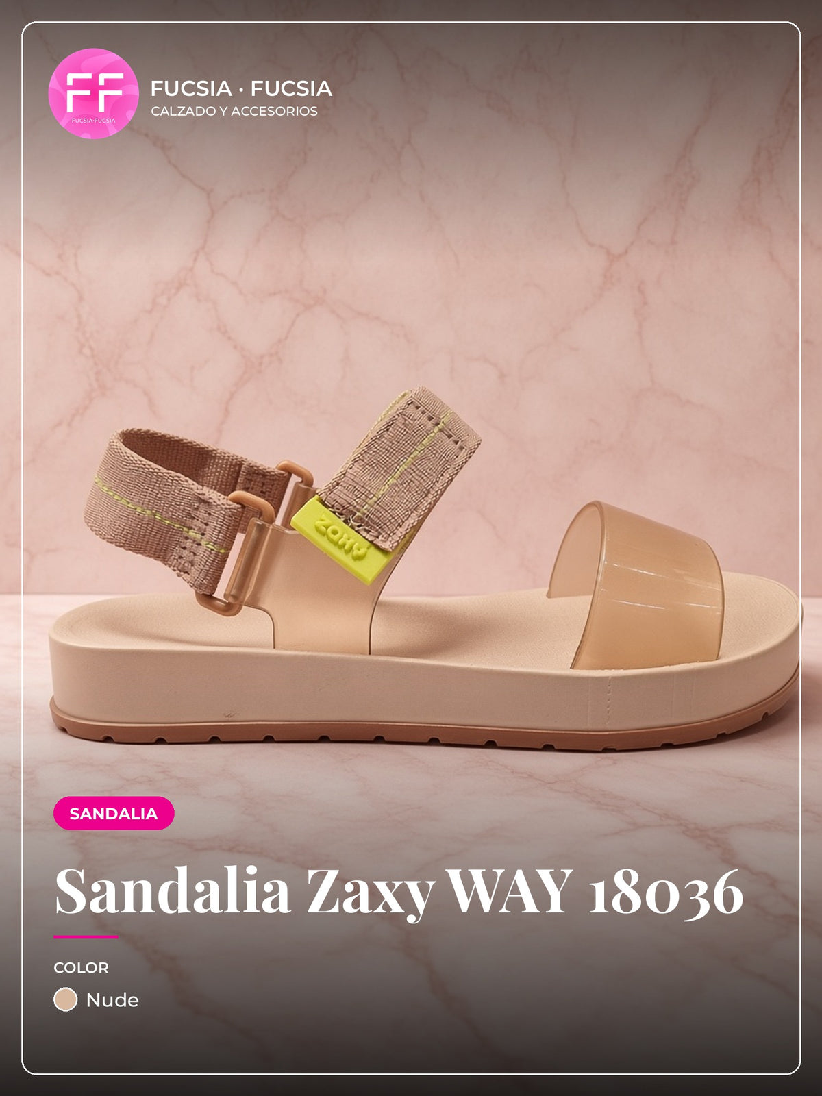 Sandalia Zaxy WAY 18036 | Fucsia Fucsia