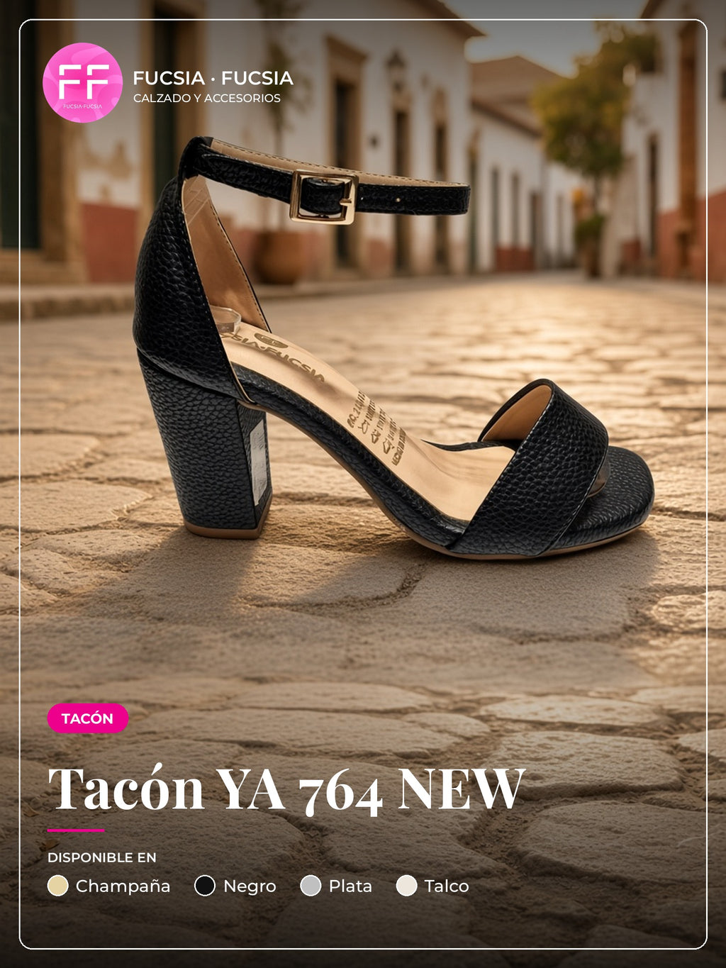 Tacón YA 764 NEW | Fucsia Fucsia