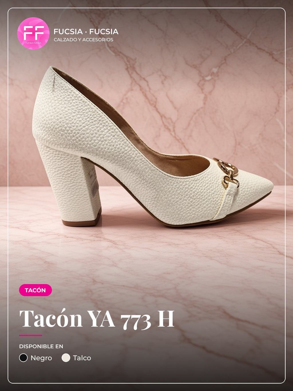 Tacón YA 773 H | Fucsia Fucsia
