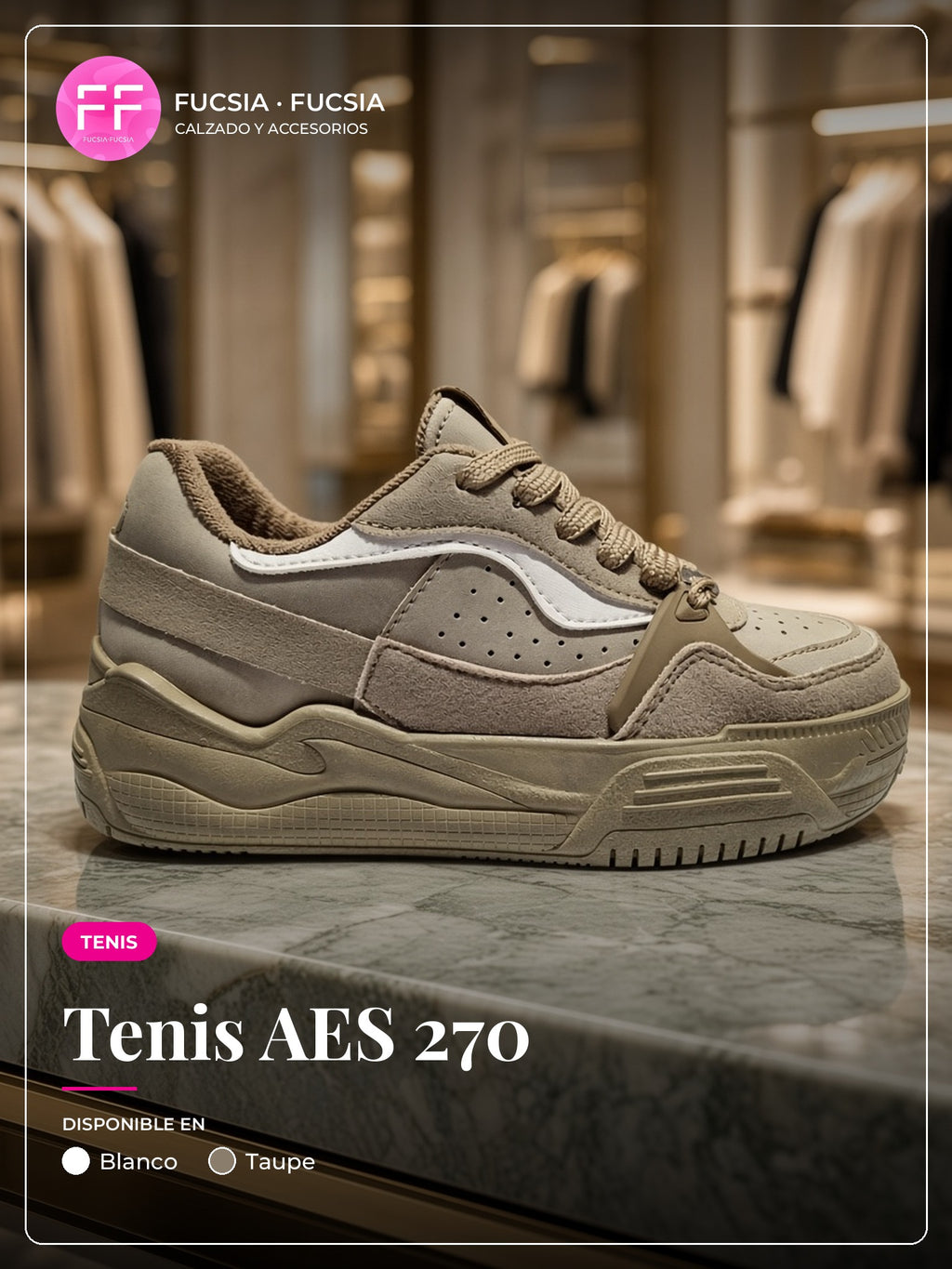 Tenis AES 270-1 | Fucsia Fucsia