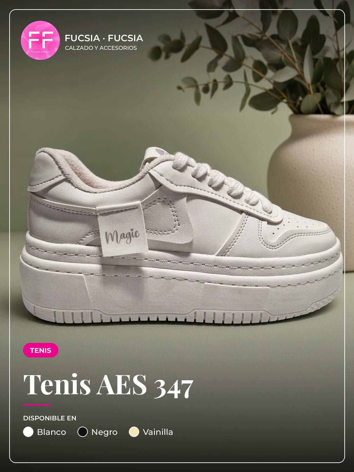 Tenis AES 347 | Fucsia Fucsia