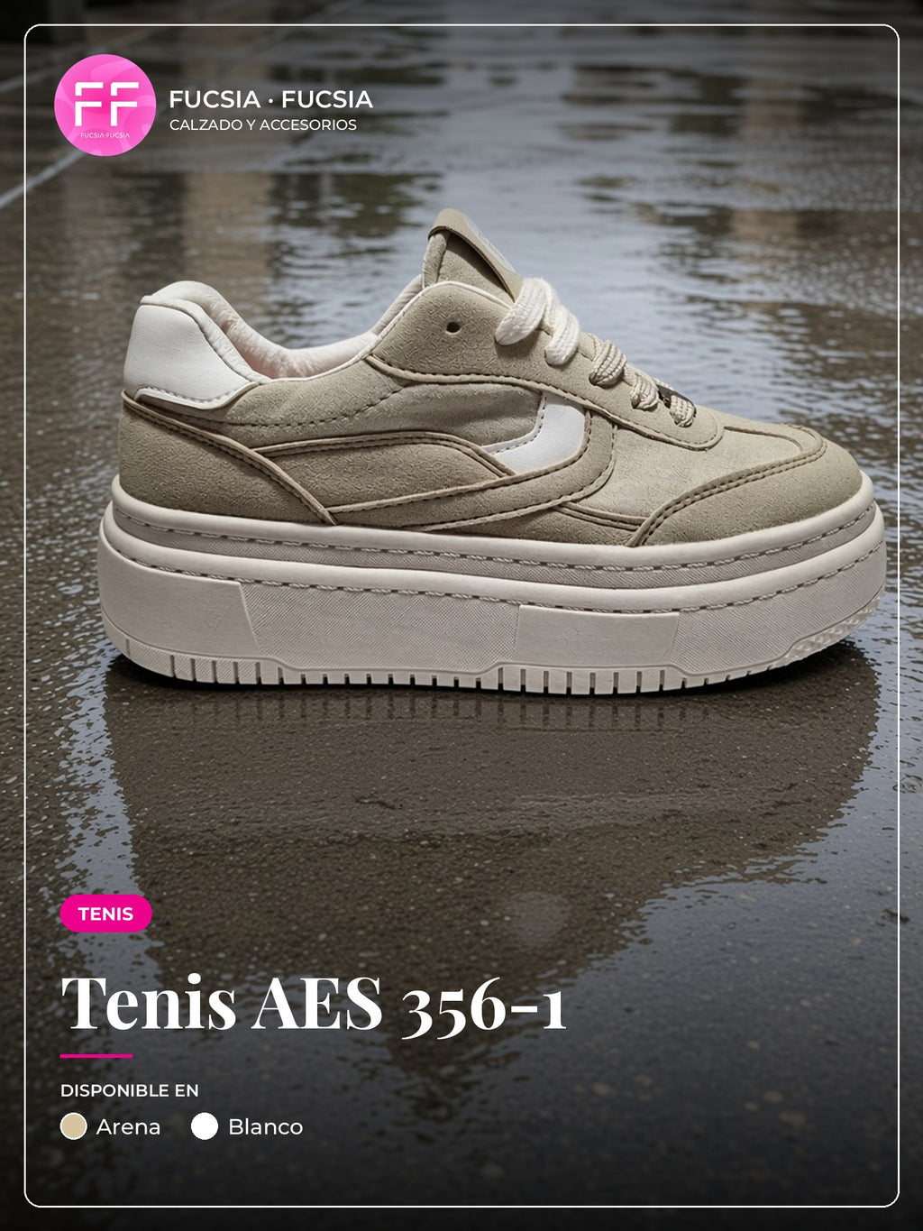 Tenis AES 356-1 | Fucsia Fucsia