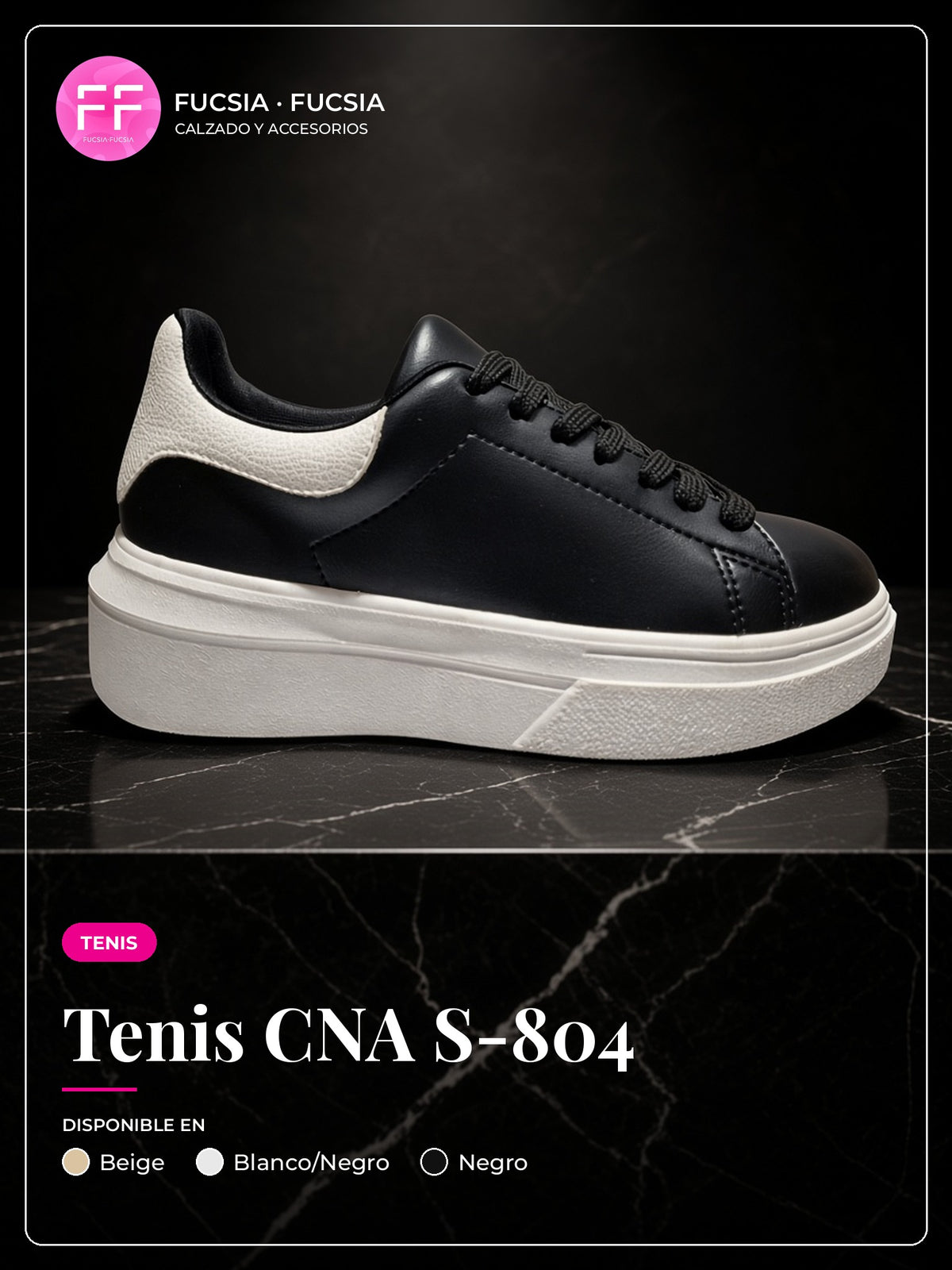 Tenis CNA S-804 | Fucsia Fucsia