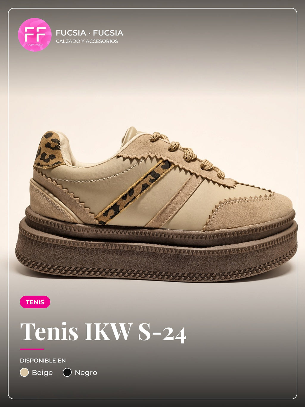 Tenis IKW S-24 | Fucsia Fucsia