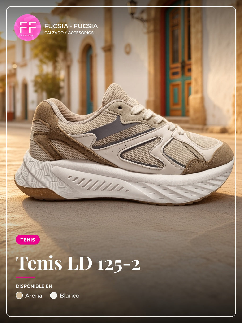 Tenis LD 125-2 | Fucsia Fucsia