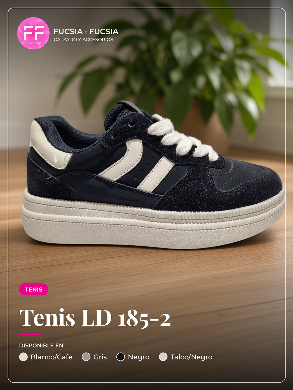 Tenis LD 185-2 | Fucsia Fucsia